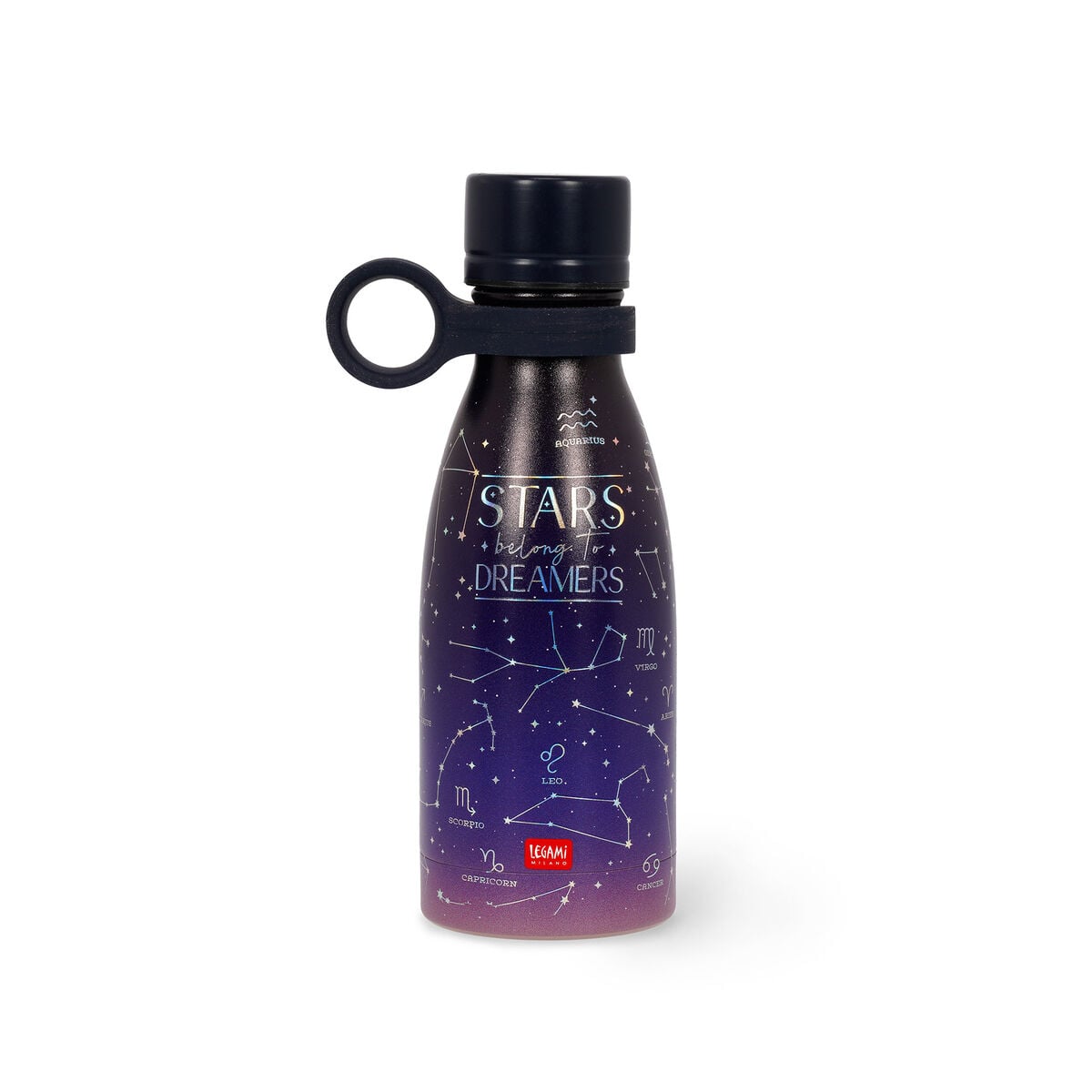 Legami - 300 ml Mini Vakum Şişe - Stars - Sıcak ve Soğuk