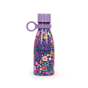 Legami - 300 ml Mini-Vakuumflasche - Blumen - Warm und Kalt