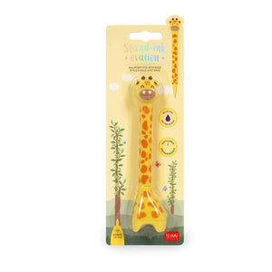 Legami - Giraffen-Kugelschreiber mit Basis - Stand-Ink Ovation