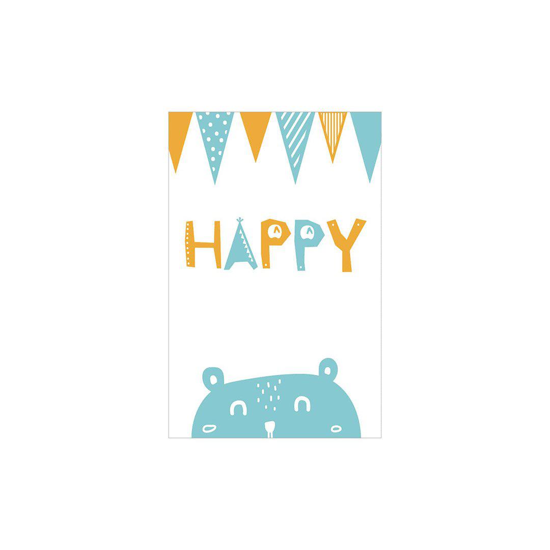 Snuz Happy Nursery Print - Blue-Prints- | Natural Baby Shower
