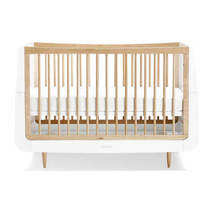 SnuzKot Skandi 2 Piece Nursery Furniture Set - Natural-Nursery Sets-Natural-No Mattress | Natural Baby Shower