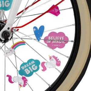 Legami - Seti 30 Bicycle Spoke Decorations - Tek Boynuzlu At - Pimp Your Bike!