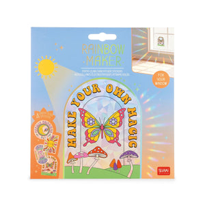 Legami - 4'lü Seti Static-Cling Suncatcher Stickers Windows - Rainbow Maker