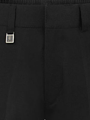 Zeco Boys School Sturdy Fit Trousers in Black