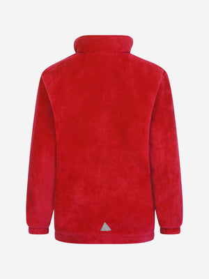 Zeco Kids School Reversible Fleece Jacket in Red