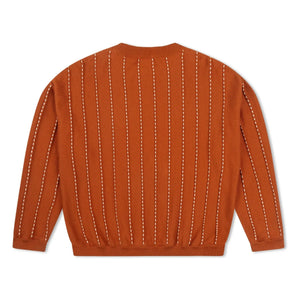 Matona - Gestreifter Bio-Baumwollpullover | Dunkelblau