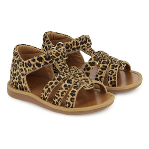 Pom d'Api - Poppy Leo-Sandalen mit Riemen | Braun