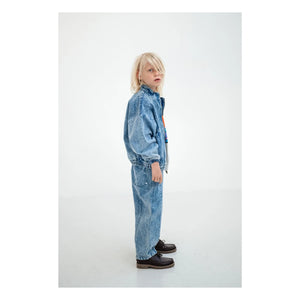 Repose AMS - Bio-Baumwoll-Ballonjeans | Gewaschenes Blau