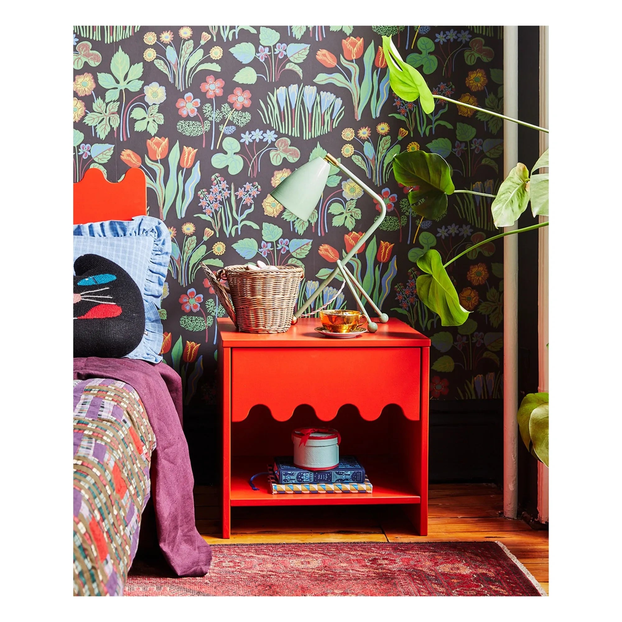 Oeuf NYC - Moss Nachttisch | Rot