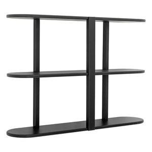 Bloomingville - Vicente Regal L80 cm | Schwarz