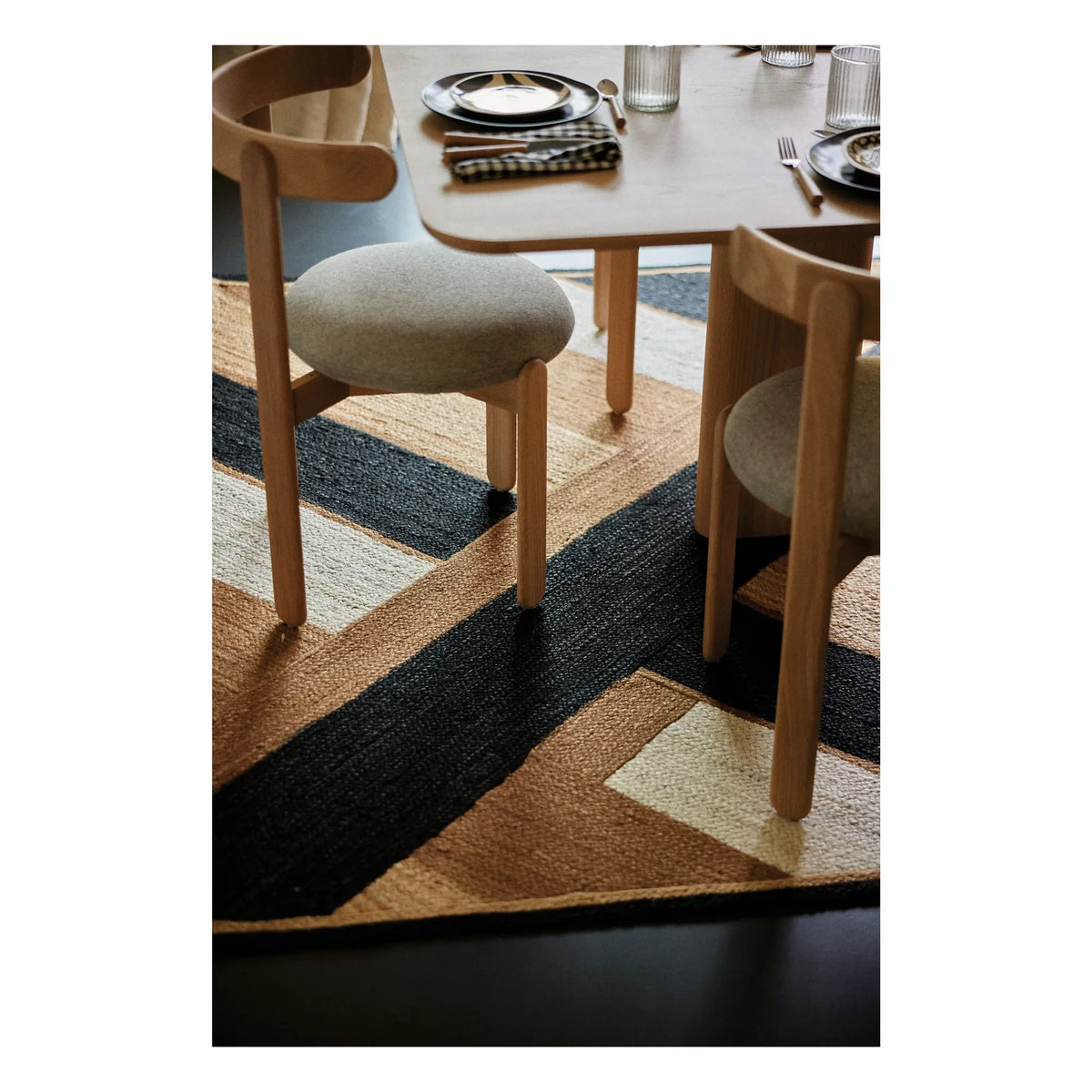 Gabrielle Paris - Ambroise Jute Teppich | Beige