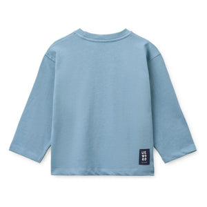 Liewood - Tyler Cool Kids Bio-Baumwoll-T-Shirt | Blau