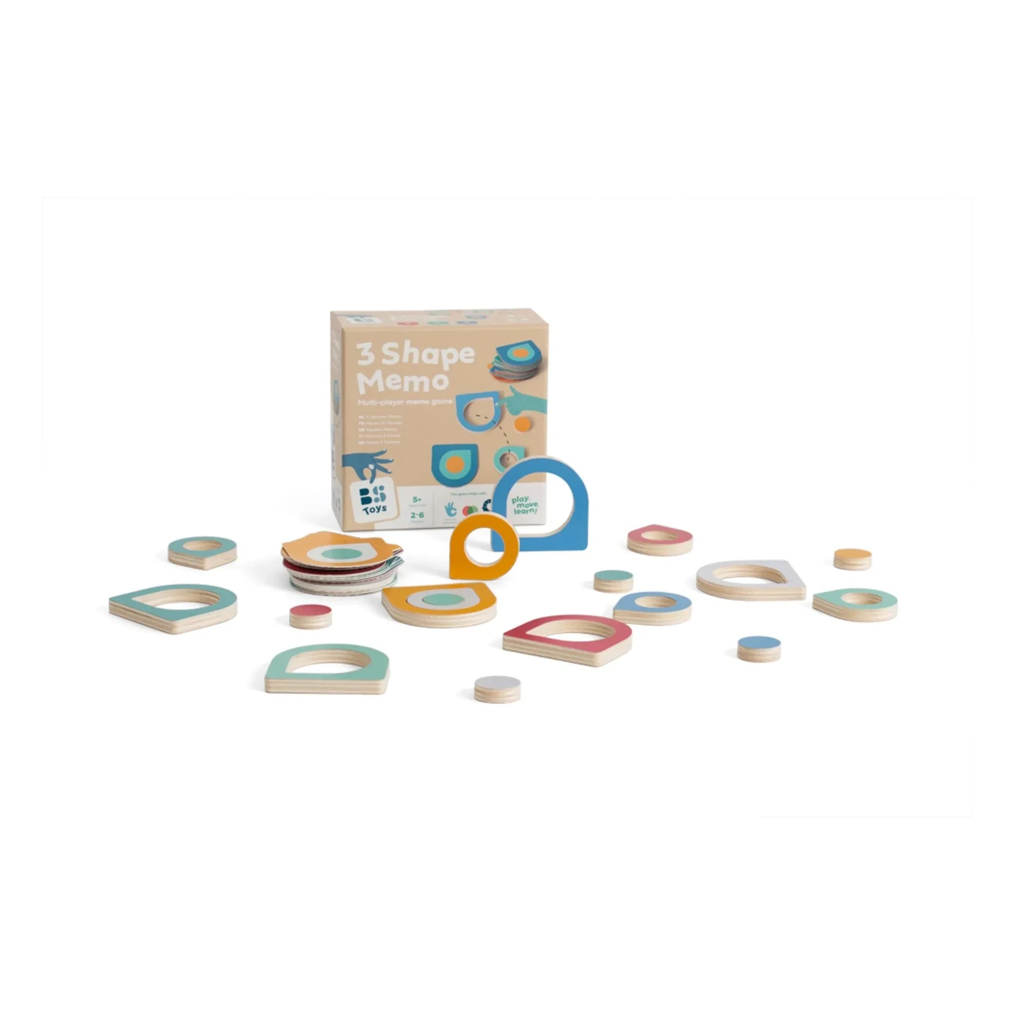 BS Toys - Memo-Spiel mit drei Plattformen
