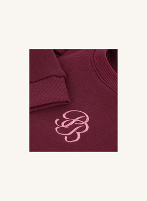 Petit Bateau - PB Rüschensweatshirt | Bordeaux