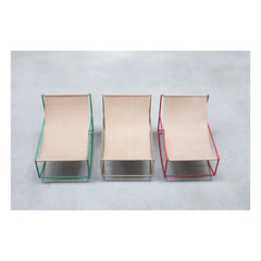 Valerie Objects - Schaukelstuhl, Leder, Muller Van Severen