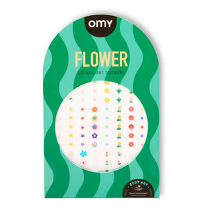 Omy - Çiçekli tırnak çıkartmaları