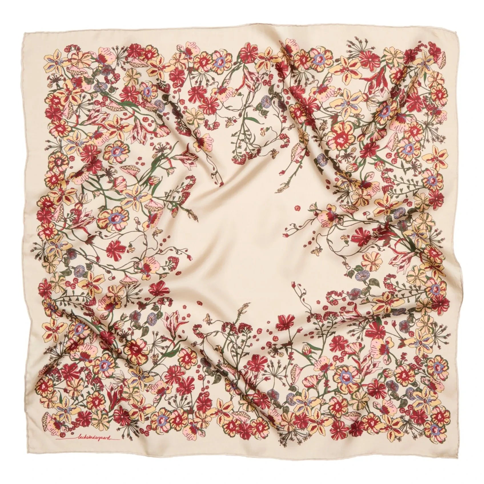 Becksöndergaard - Floralia Seidenschal | Beige