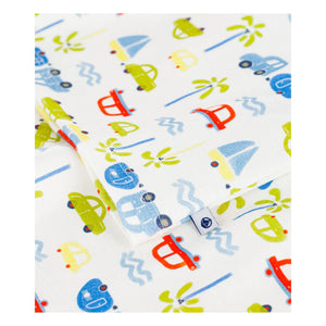 Petit Bateau - Kurzer Schlafstrampler | Weiß