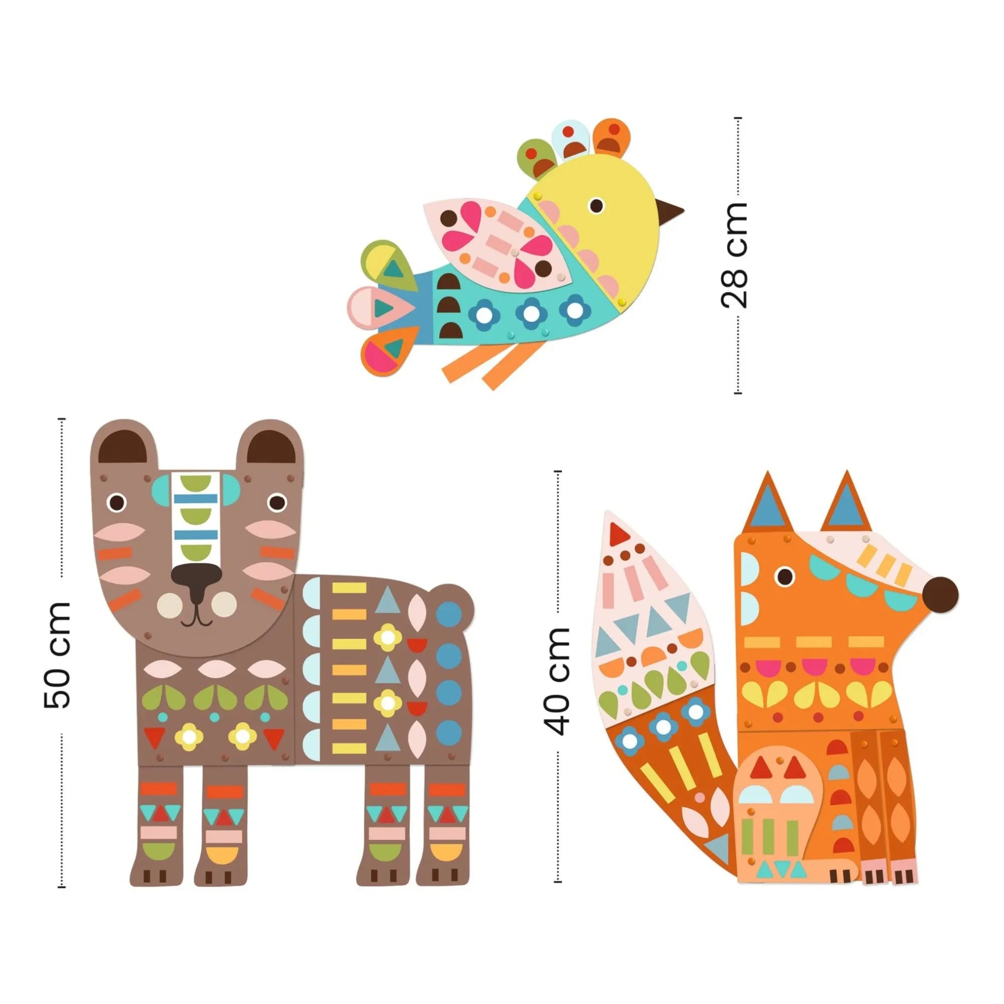 Djeco – Papierkreationen: Riesige Tiere