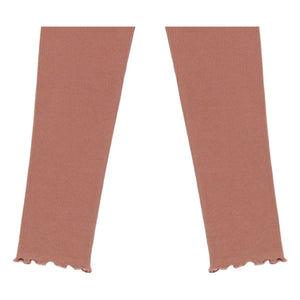 Donsje - Joline Rüschen-Leggings | Pflaume