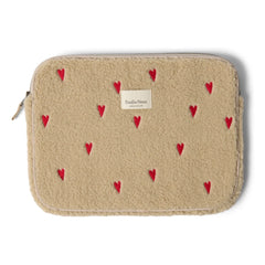 Studio Noos - Herz-Laptoptasche | Ecru