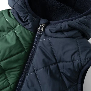 Liewood - Diana Sherpa-Ärmellose Jacke, hergestellt aus recycelten Fasern | Nachtblau
