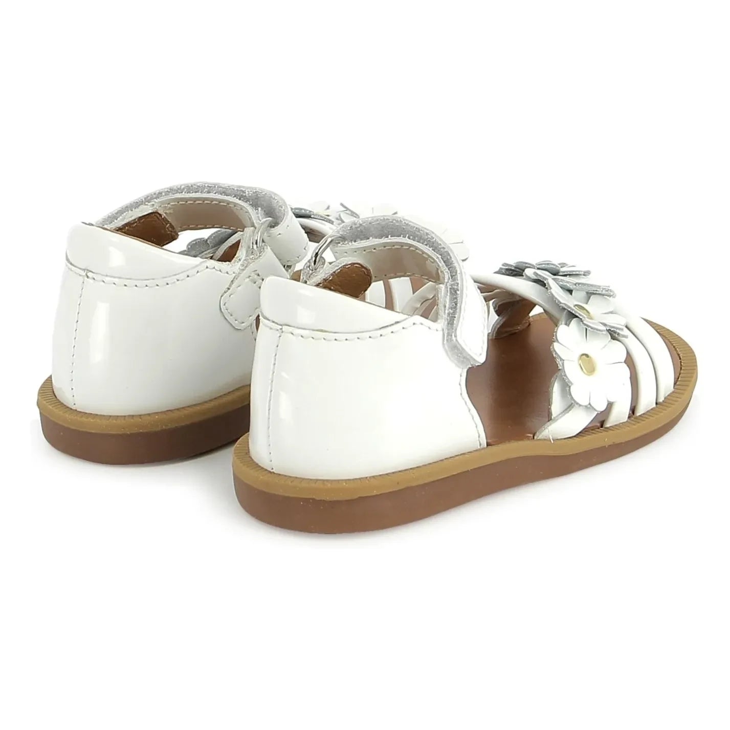 Pom d'Api - Poppy Multi Flo Sandalen | Weiß