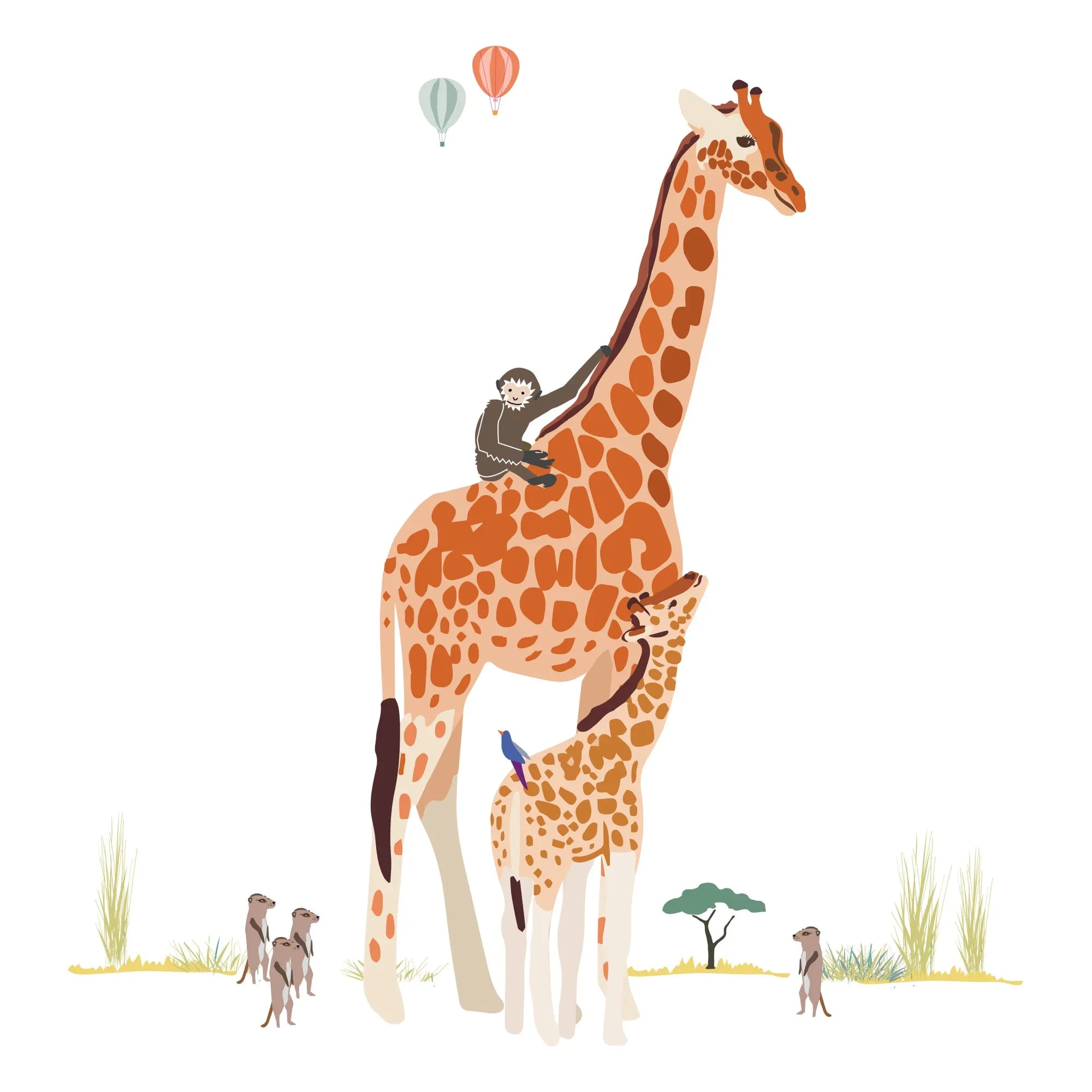 MIMI'lou - Riesiges Safari-Sticker
