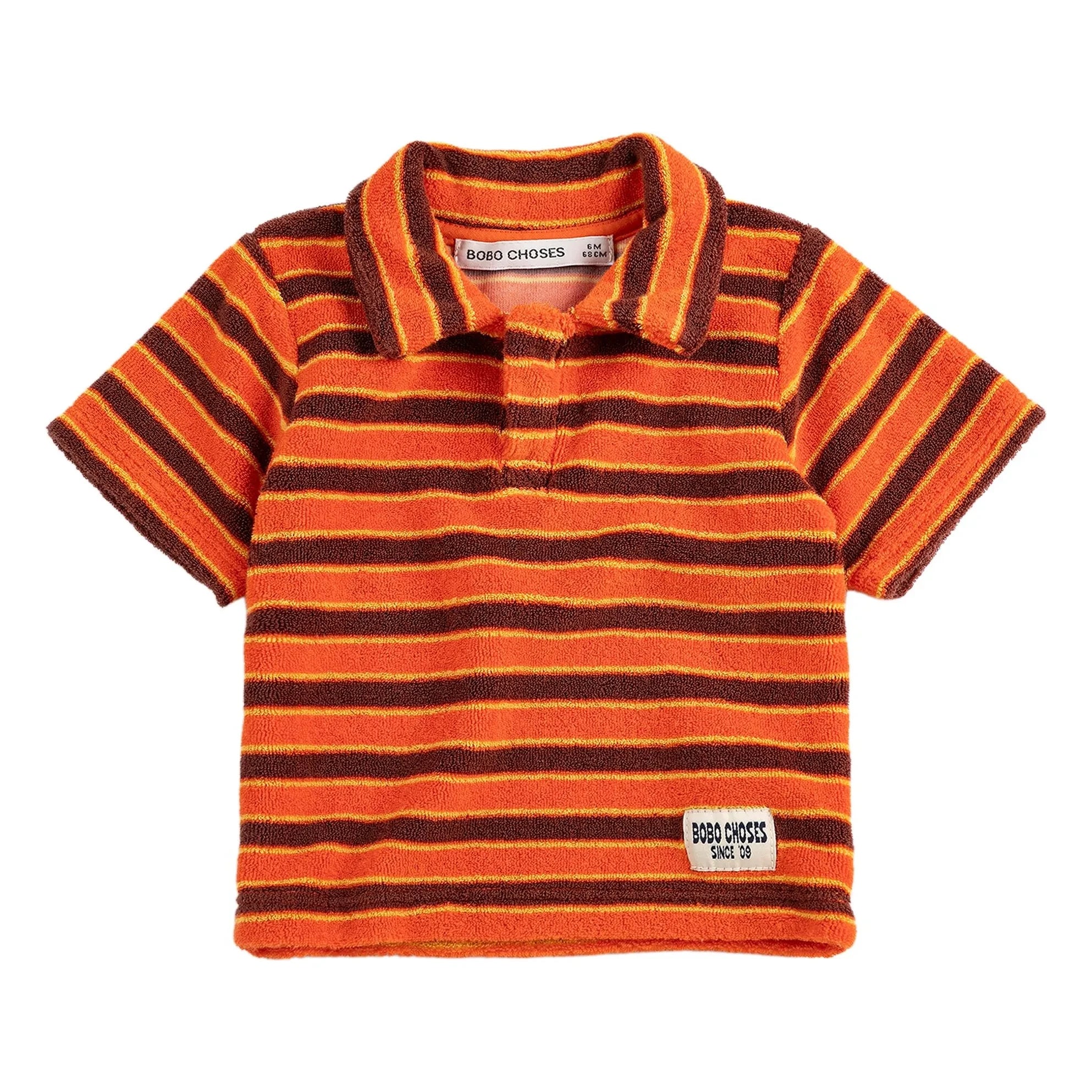 Bobo Choses - Gestreiftes Baby-Polo | Orange