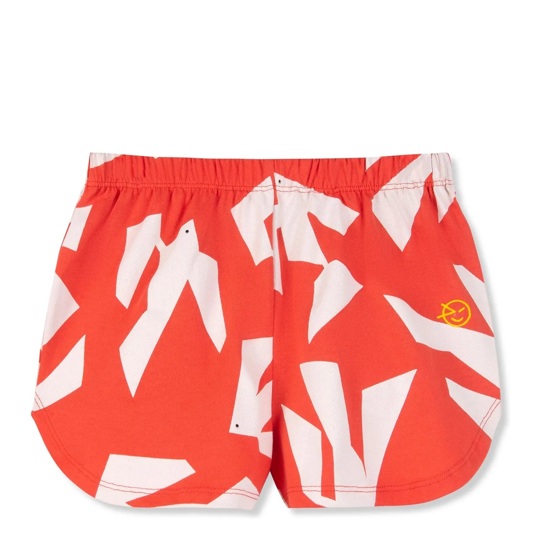 Wynken - Bio-Baumwollshorts mit Vogel-Print | Rot