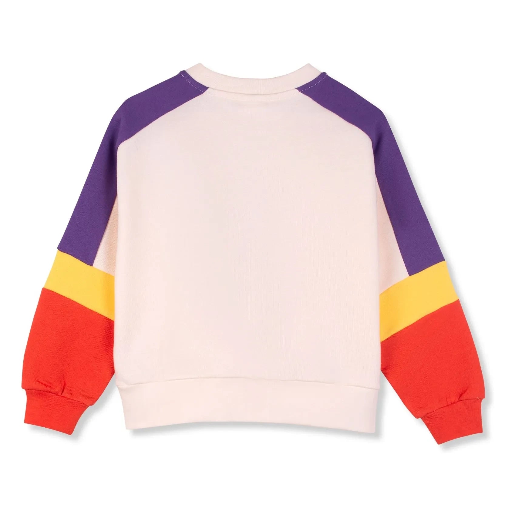 Wynken – Sweatshirt aus Bio-Baumwolle mit Farbblock-Muster | Ecru