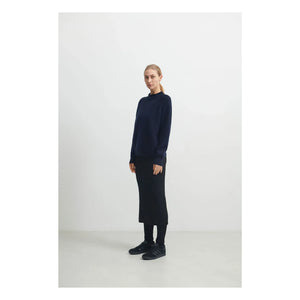 FUB - Pullover aus Merinowolle - Damenkollektion | Marineblau