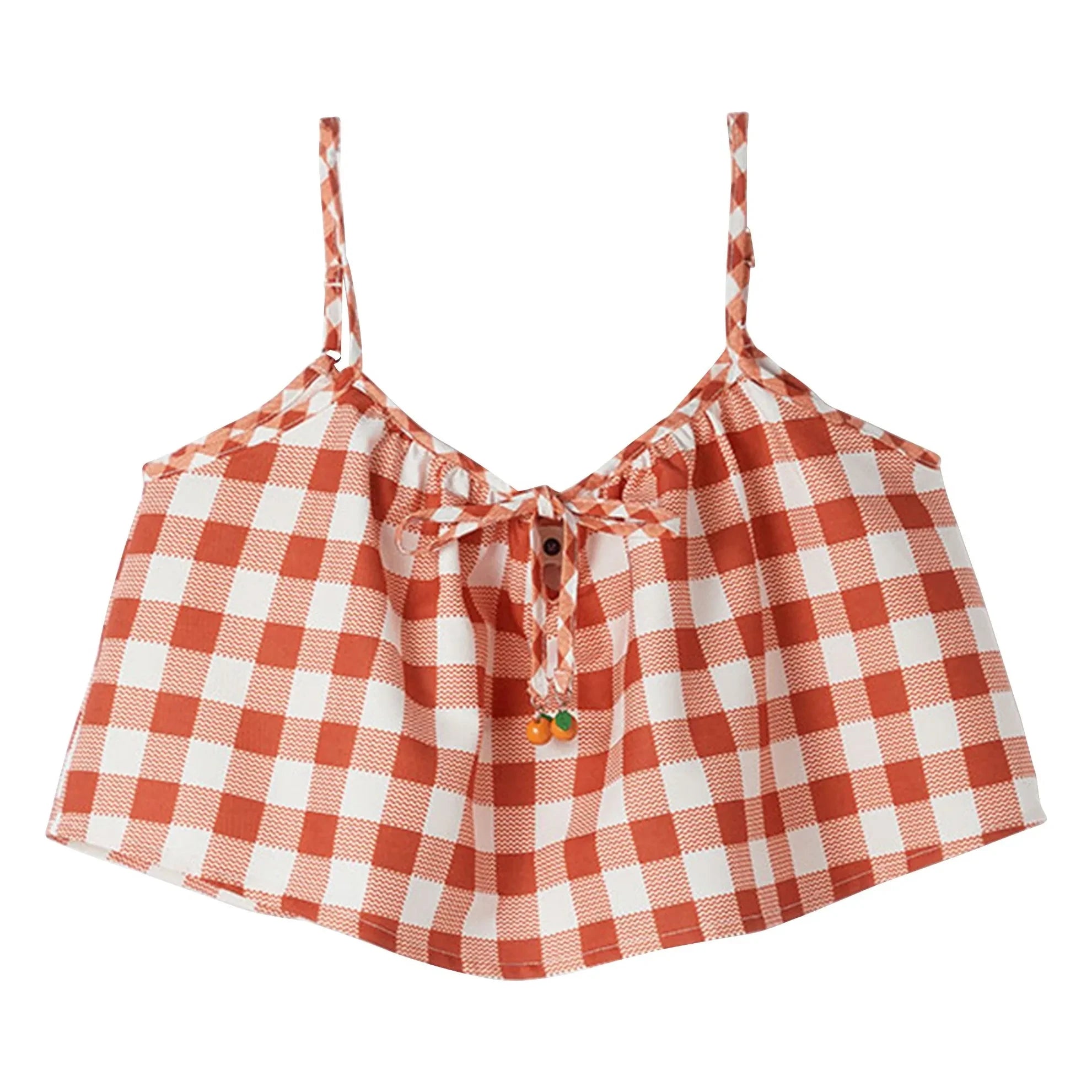 Fabula - Vichy Kurztop | Rot