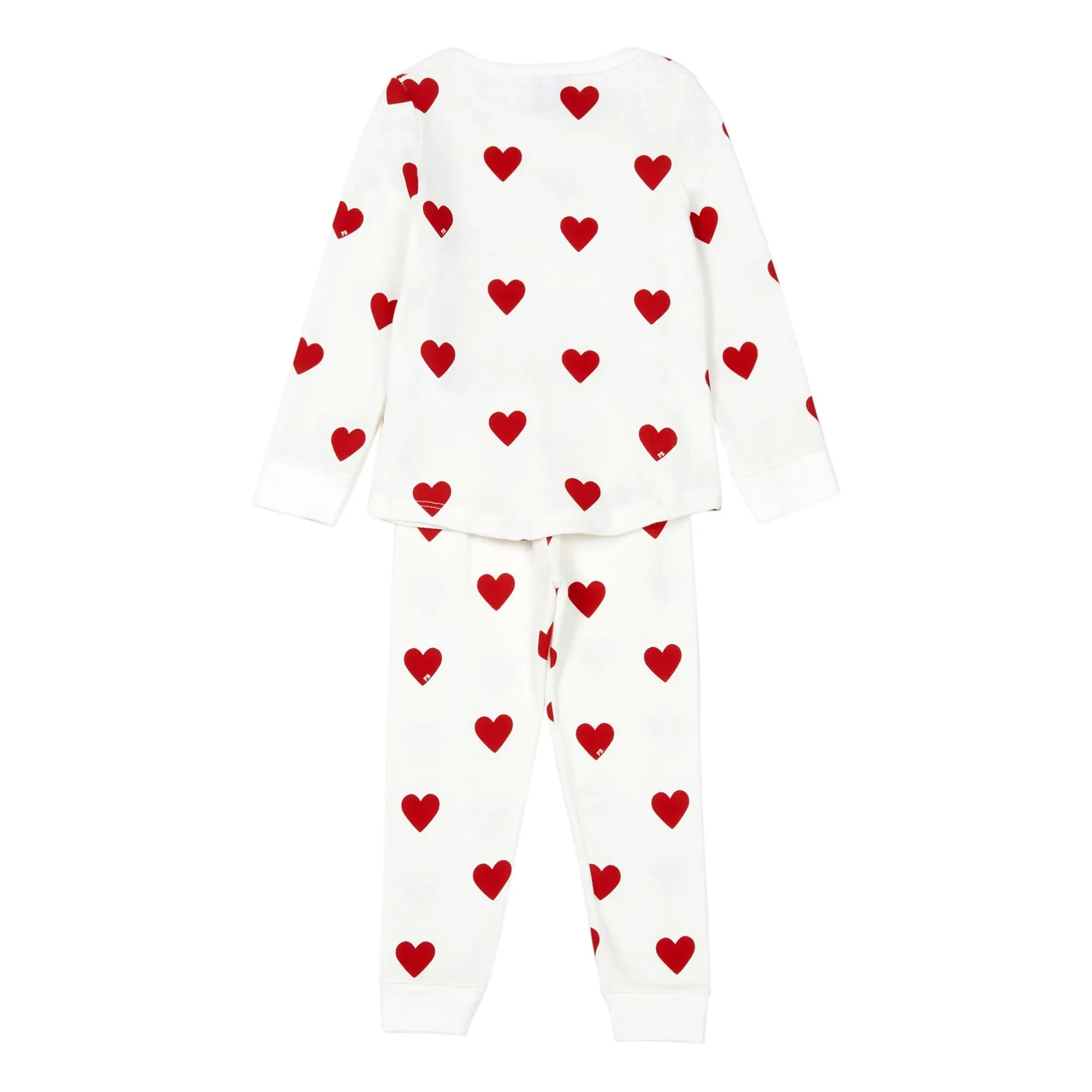 Petit Bateau - Mison Pyjama aus Bio-Baumwolle | Weiß