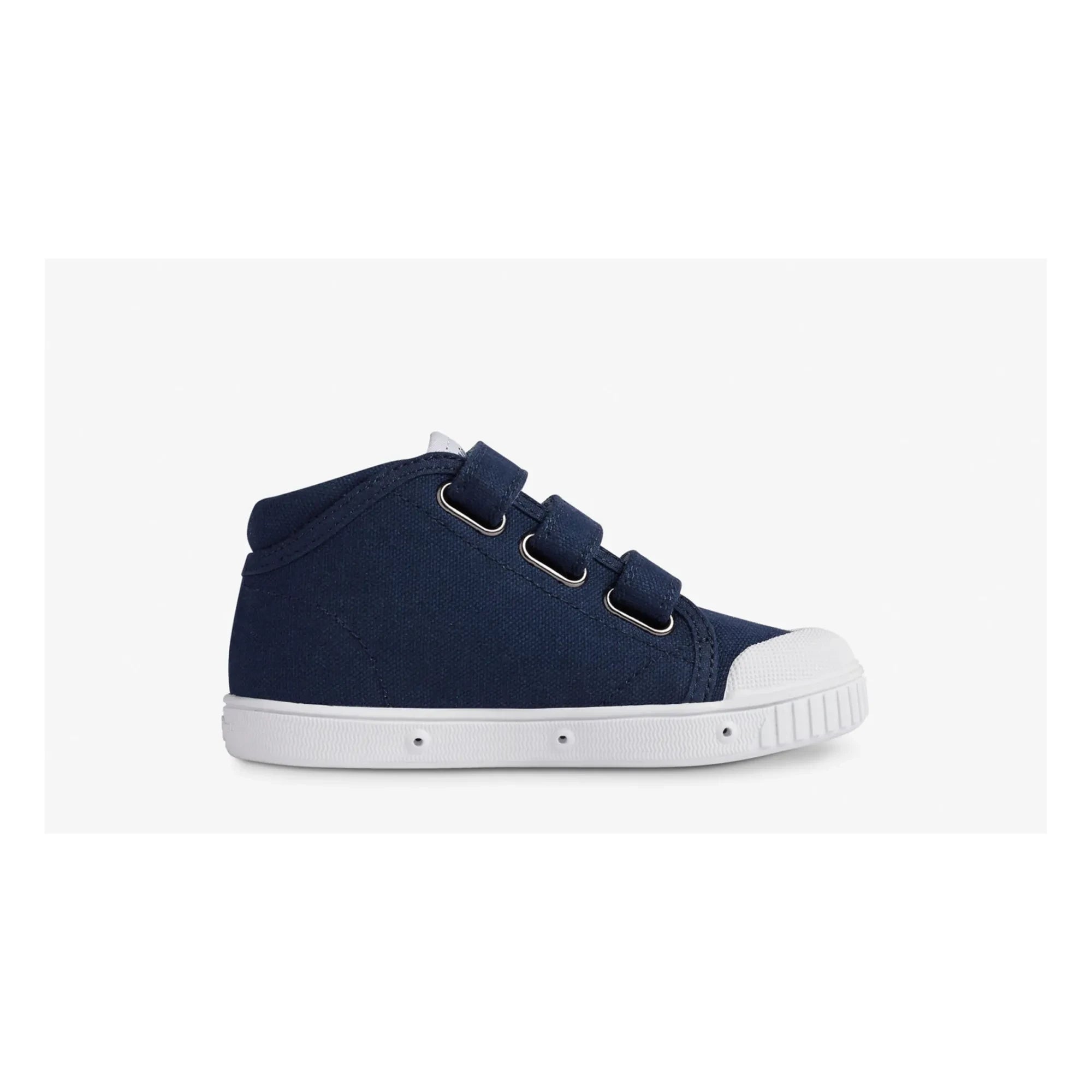 Spring Court - Zip B2 Canvas Highrise Sneakers | Marineblau