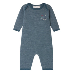 Bonpoint - Cielo Woll-Jumpsuit | Marineblau