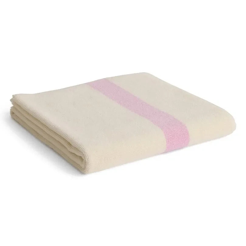 Hay - Gestreiftes Badetuch | Rosa