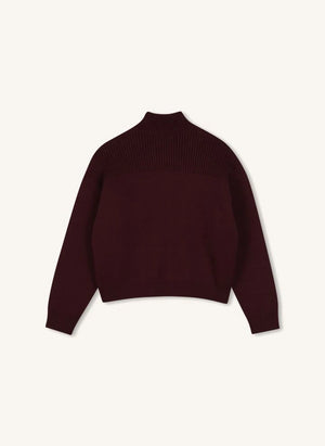 Chloé - Rollkragenpullover aus Bio-Baumwolle | Lila