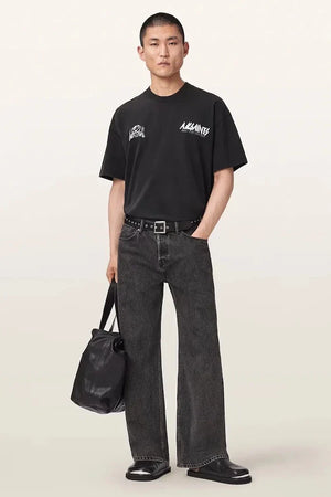 AllSaints erkek pamuklu tişört CHROMIUM
