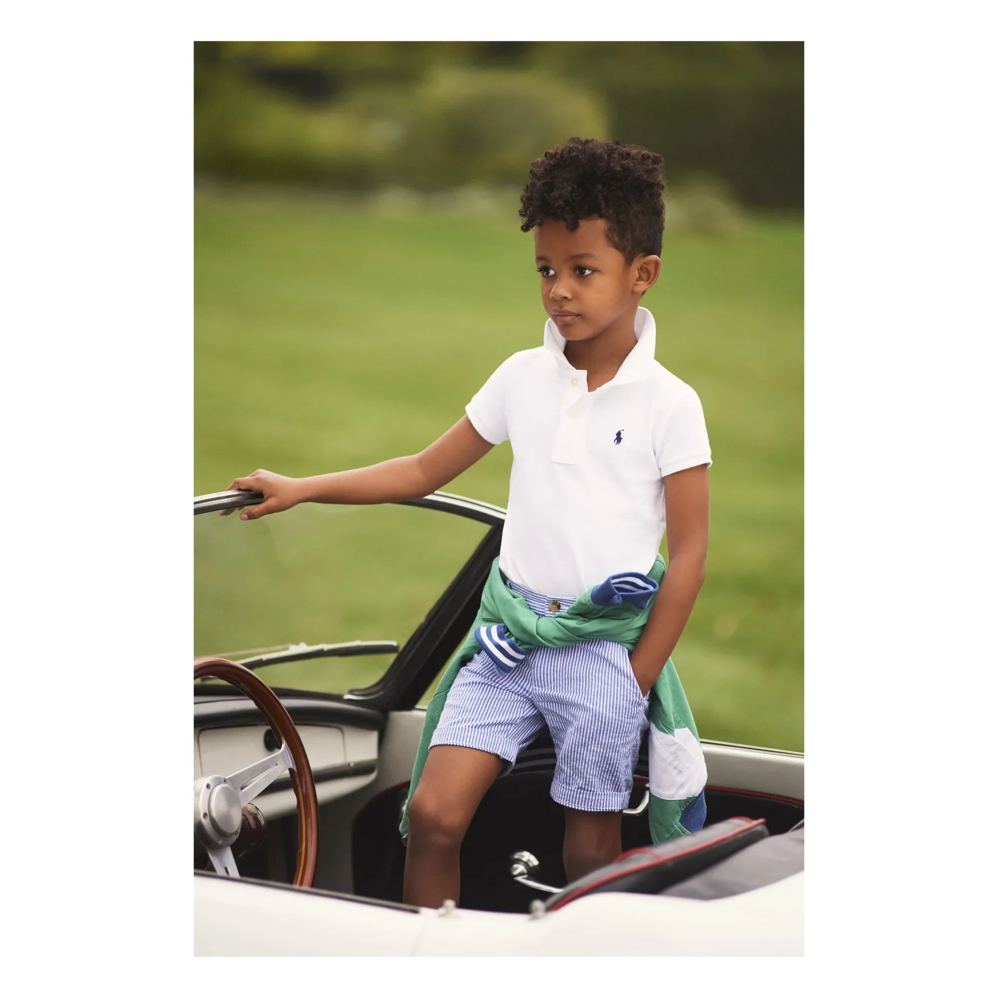 Ralph Lauren - Klassisches Netz-Polohemd | Weiß