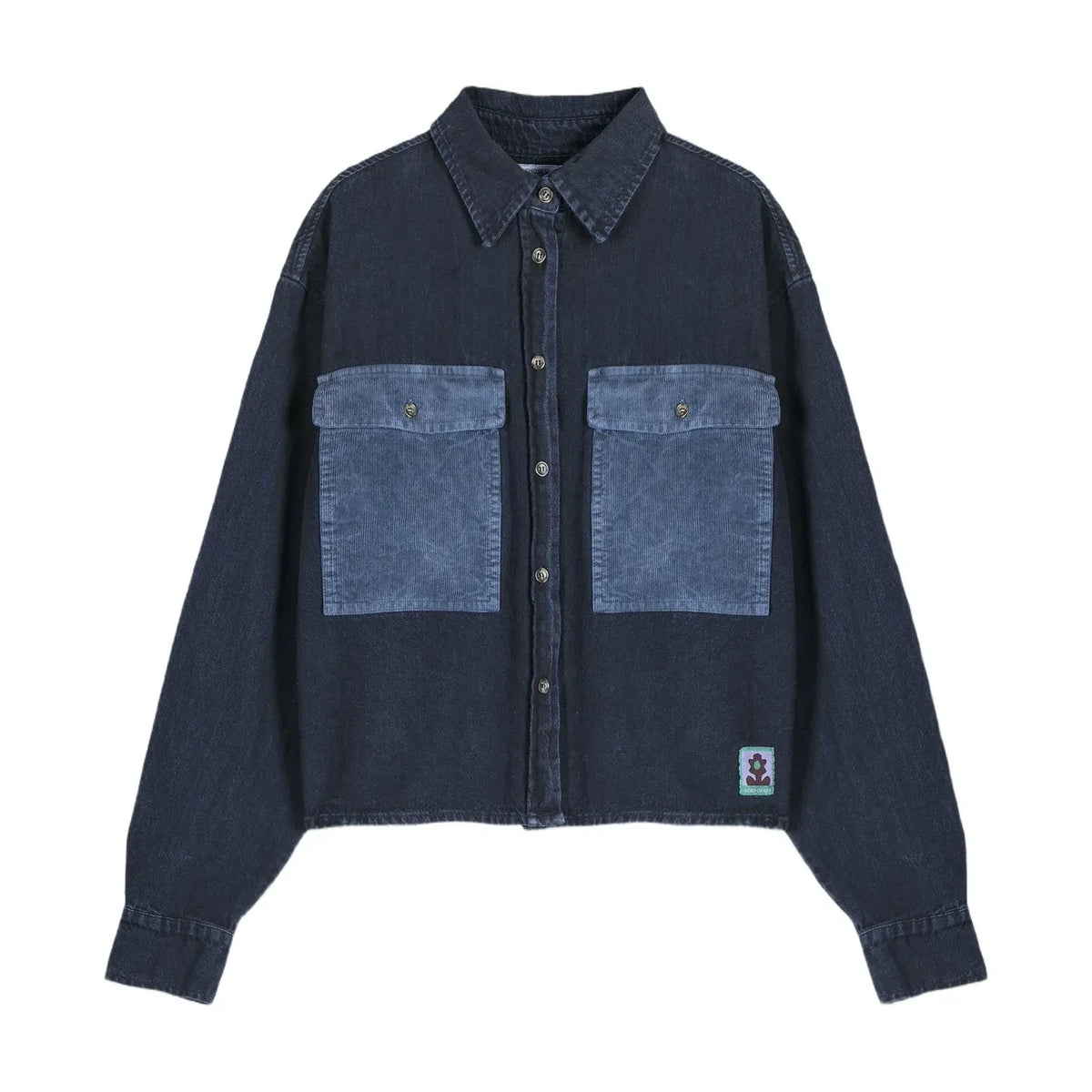 Bobo Choses - Denim Pamuklu Gömlek | Lacivert