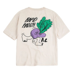 Bobo Choses - Rapid Radish Oversized T-Shirt Bio-Baumwolle | Weiß
