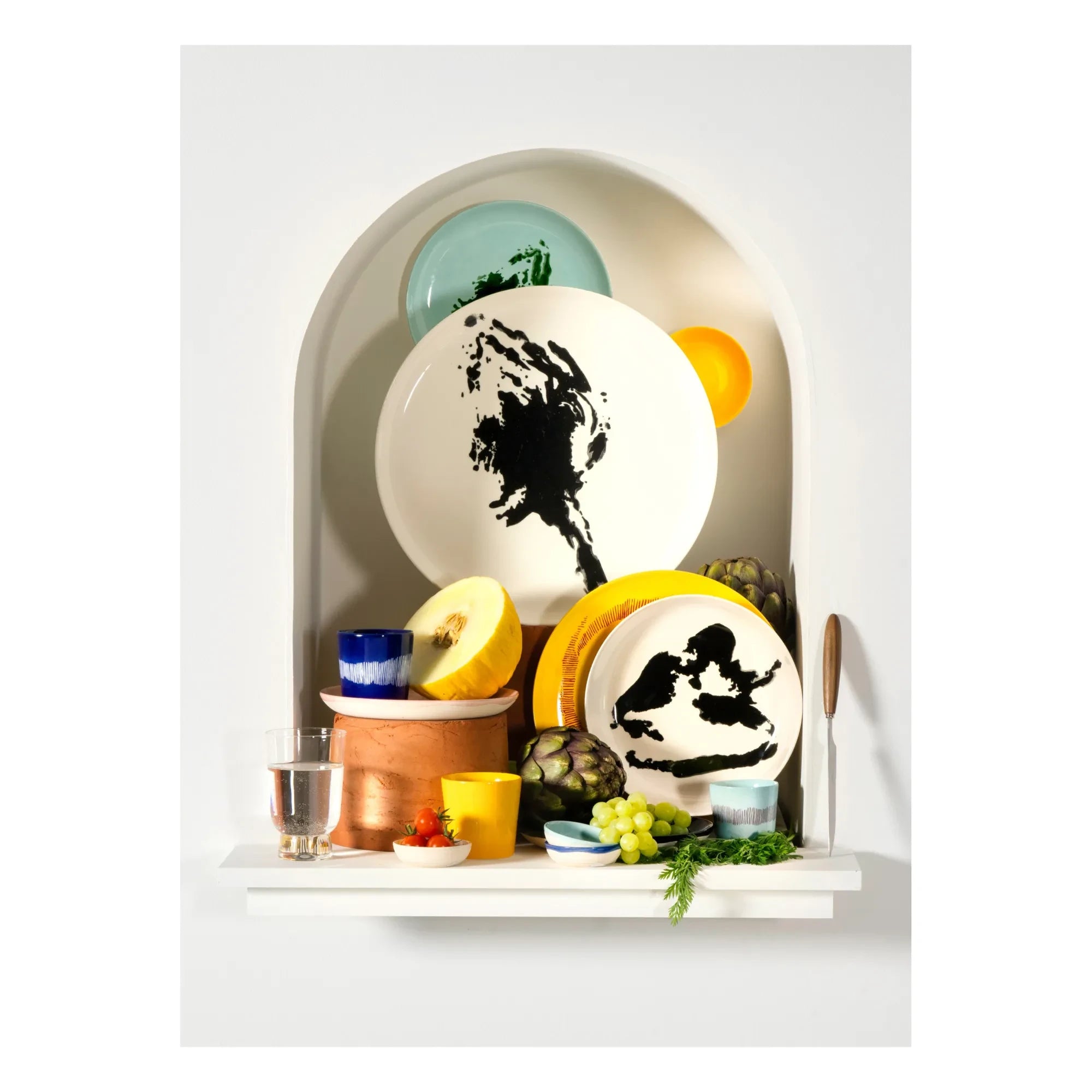 Serax - Feast Pepper Teller - Ottolenghi - 2er Set | Schwarz