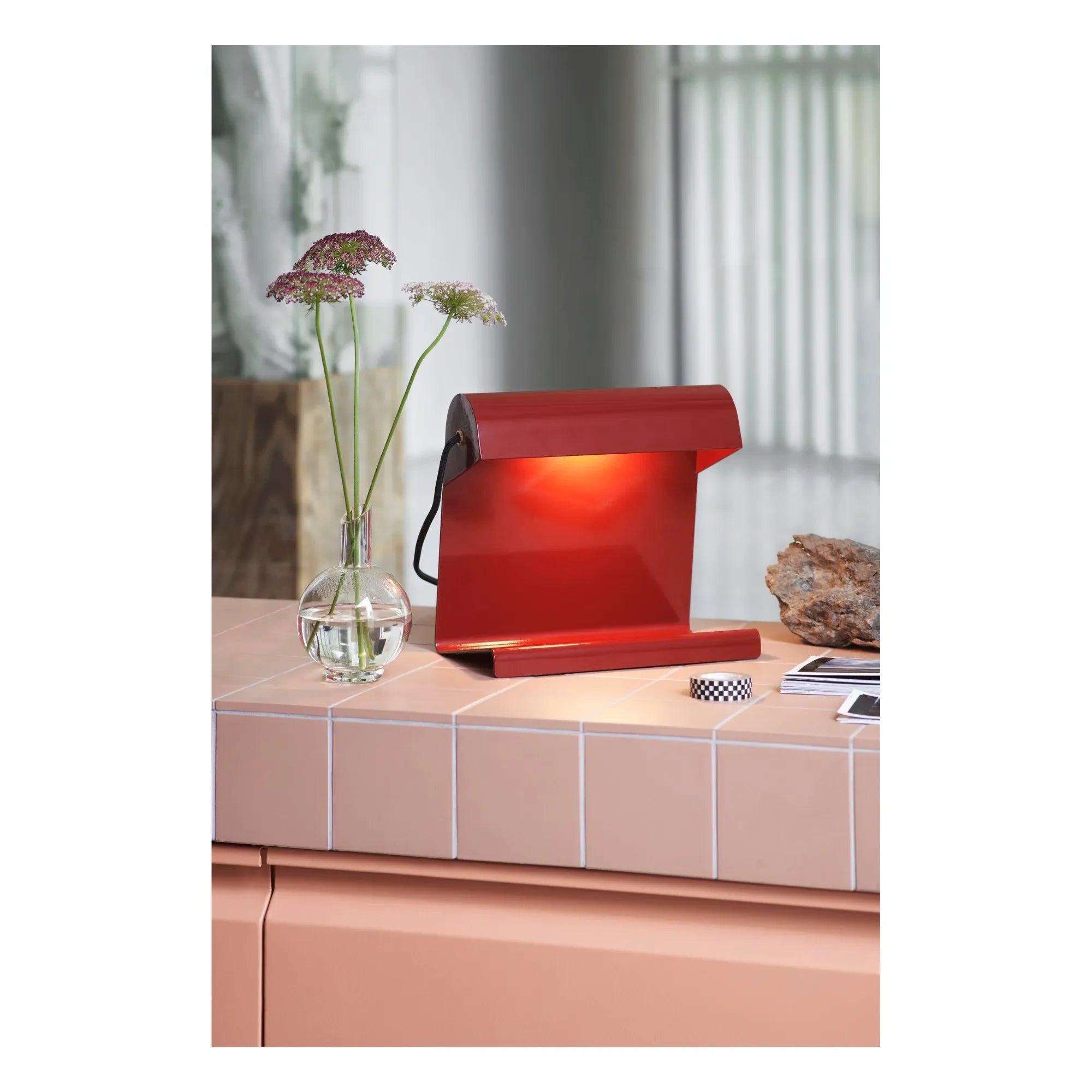 Vitra - Jean Prouvé Schreibtischlampe | Japanrot