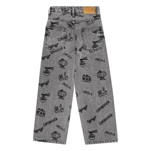 brunobruno nation - Malta Reise Bio-Baumwoll-Jeans | Grau