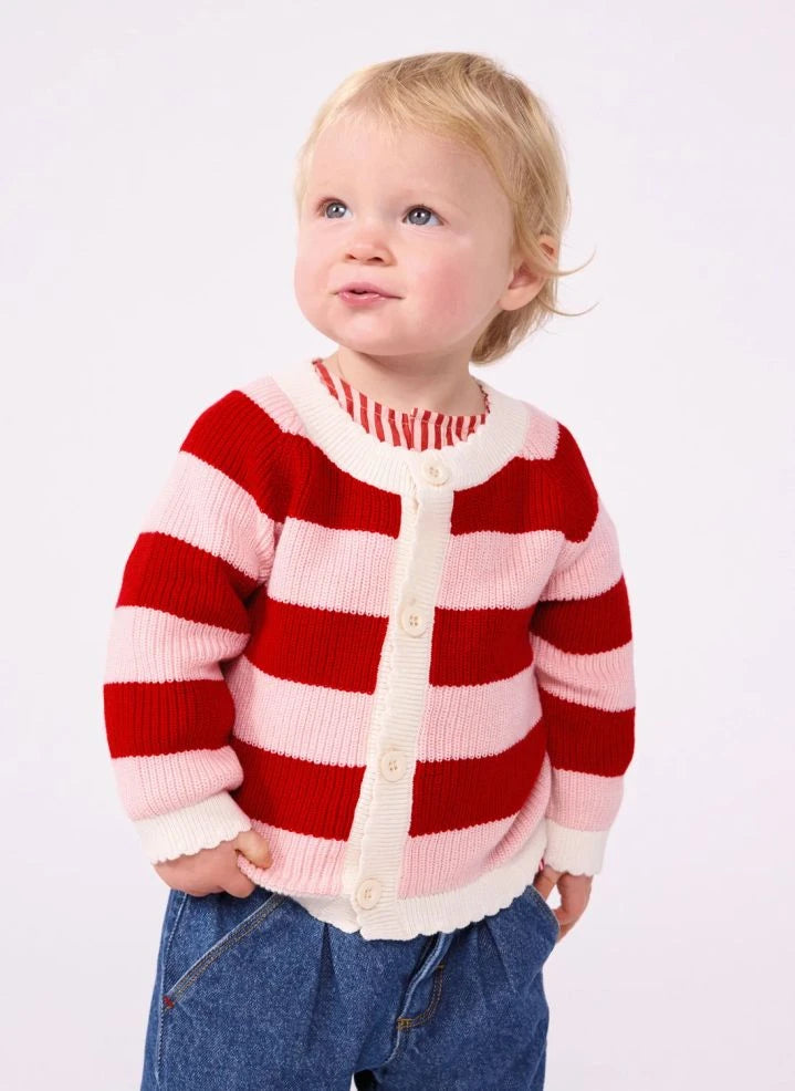 Petit Bateau - Samt-Pyjama aus Bio-Baumwolle mit Schneemann | Grau-Blau
