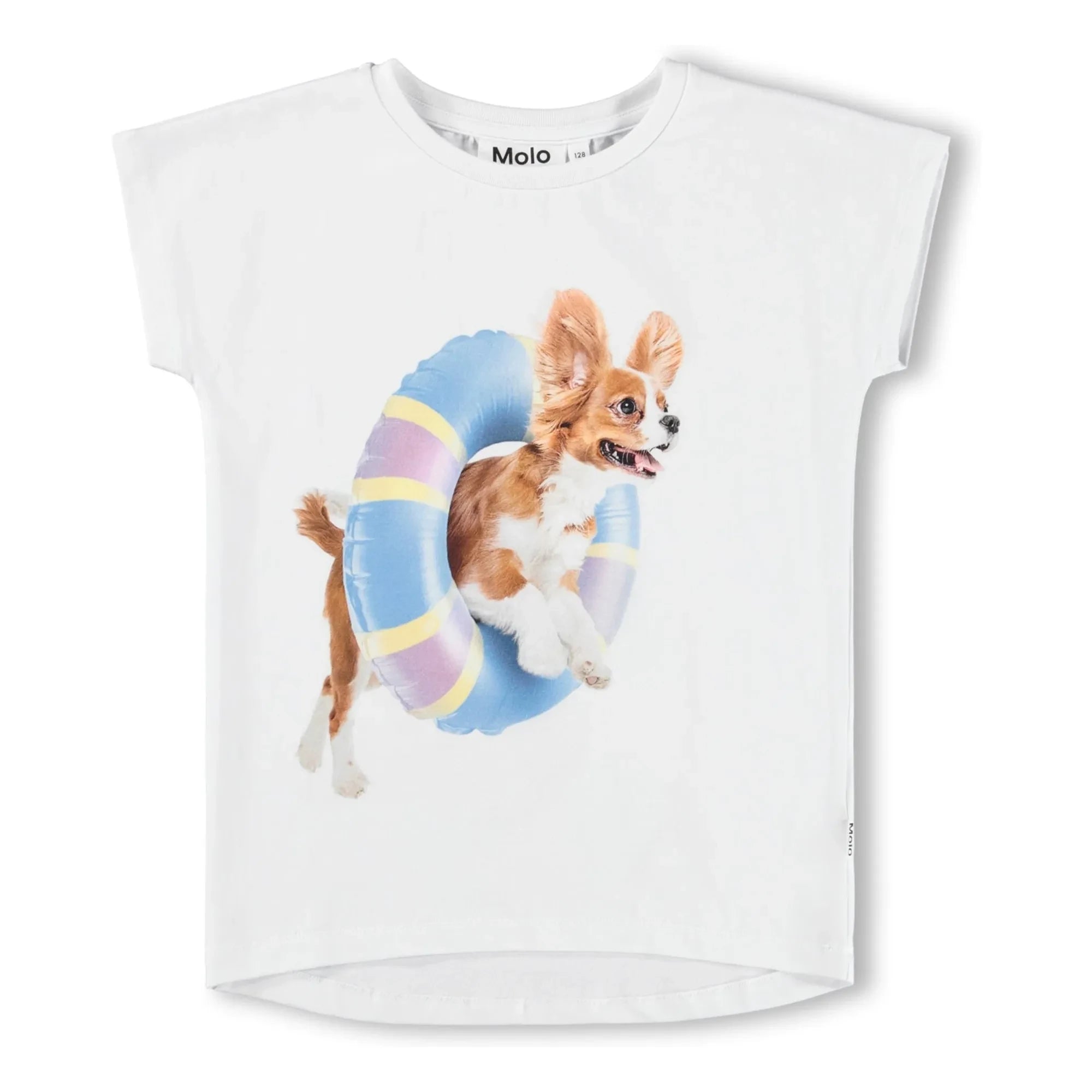 Molo - Ragnhilde Bio-Baumwoll-Hunde-T-Shirt | Weiß