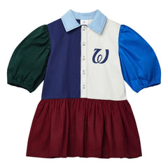 Wynken - Beau Collar elbise | Mavi