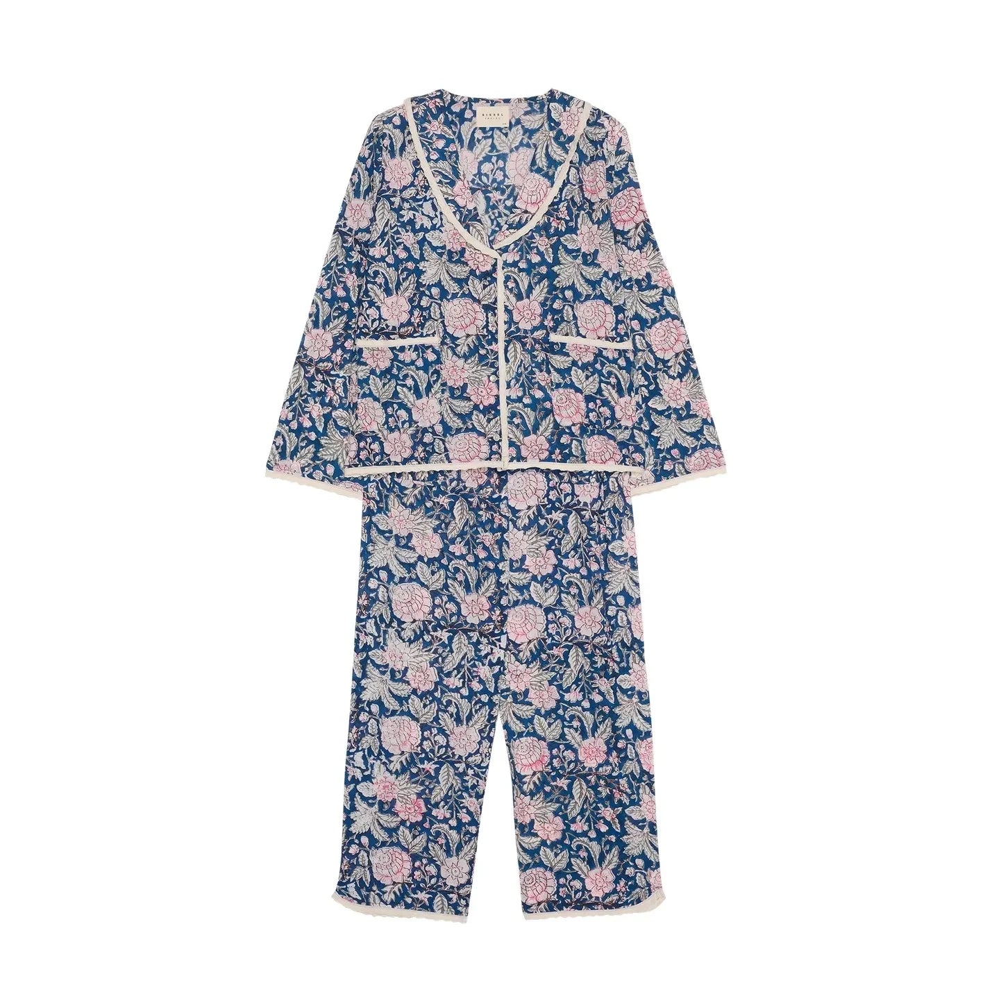SISSEL EDELBO - Neva Bio-Baumwoll-Pyjama | Mavi