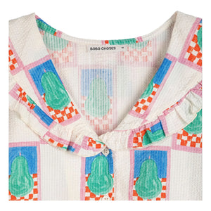 Bobo Choses - Perlbaumwollhemd | Creme
